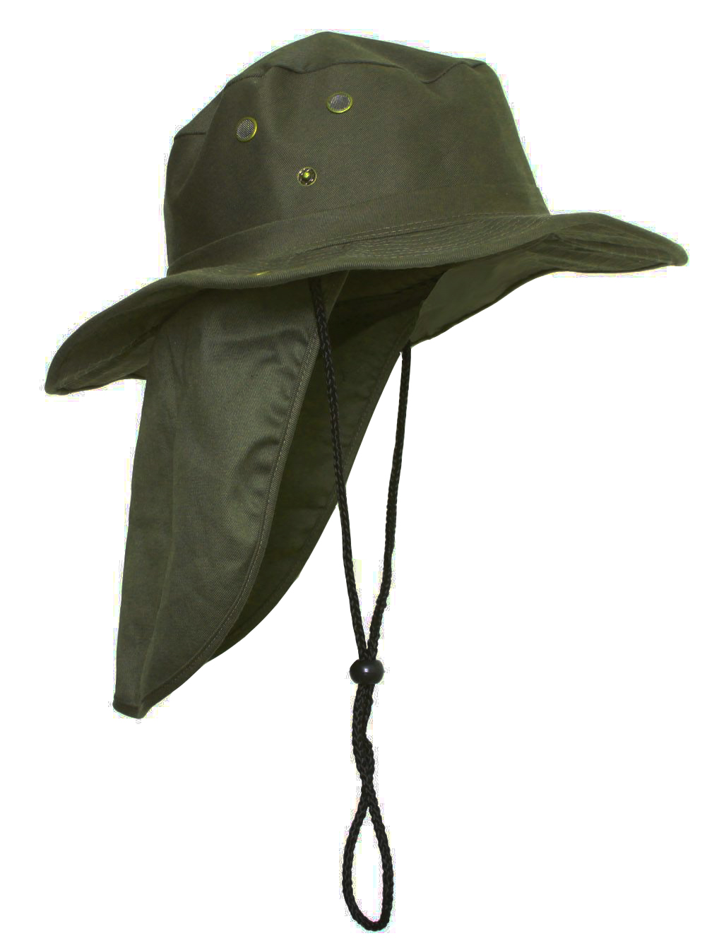 Top Headwear Safari Explorer Bucket Hat With Flap Neck Cover